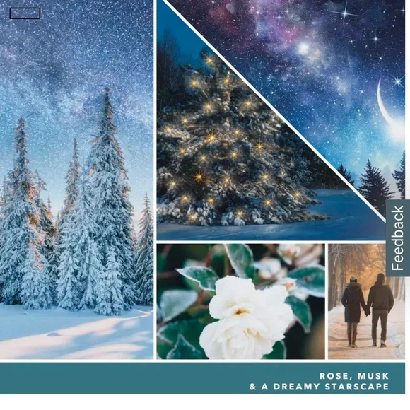 NWT Yankee Candle Winter Night Stars. 22oz - Picture 2 of 8